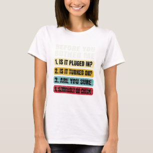 Technischer Support für Funny Information Technol T-Shirt
