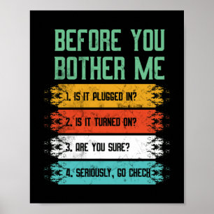 Technischer Support für Informationstechnologie Poster