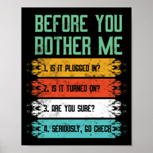 Technischer Support für Informationstechnologie Poster