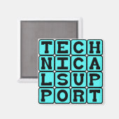 Technischer Support, gut mit Gadgets Magnet (Vorderseite/Rückseite)