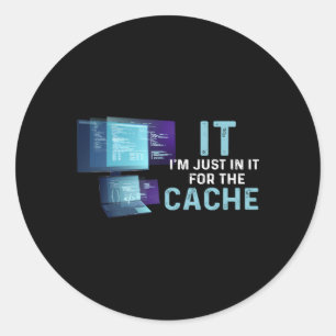 Technischer Support Helpdesk, für den ich gerade z Runder Aufkleber