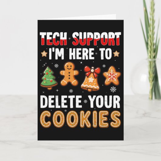 Technischer Support hier, um Cookies für Männer Fr Karte (Vorderseite)