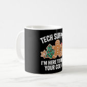 Technischer Support hier, um WeihnachtsWeihnachtsf Kaffeetasse (Vorderseite Links)