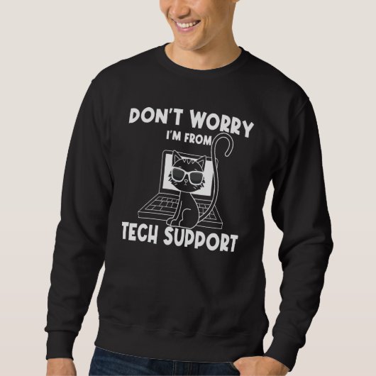 Technischer Support-Hilfe-Schalter Informationstec Sweatshirt (Vorderseite)