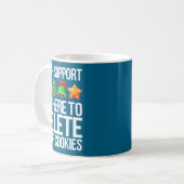 Technischer Support Ich bin hier, um Ihre Cookies Kaffeetasse (Vorderseite Links)