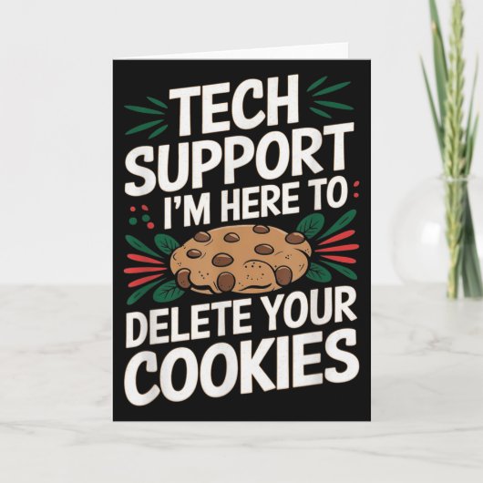 Technischer Support Ich bin hier, um Ihre Cookies  Karte (Vorderseite)
