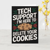 Technischer Support Ich bin hier, um Ihre Cookies  Karte (Gelbe Blume)