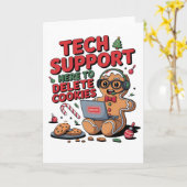 Technischer Support Ich bin hier, um Ihre Cookies Karte (Gelbe Blume)
