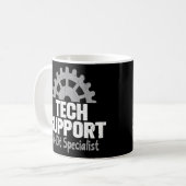Technischer Support-ID 10t spezialisierter Help De Kaffeetasse (Vorderseite Links)
