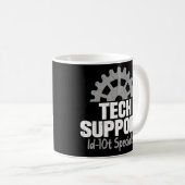 Technischer Support-ID 10t spezialisierter Help De Kaffeetasse (VorderseiteRechts)