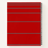 Technischer Support in Scarlet & Grau Notizblock (Rückseite)