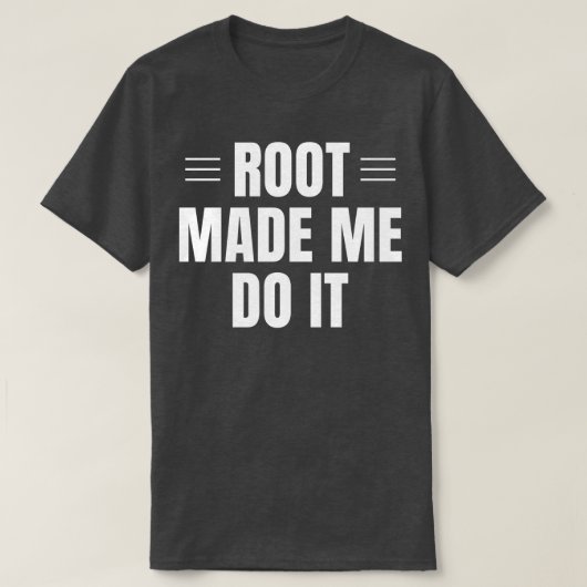 Technischer Support IT Computer Nerd Funny Root Li T-Shirt (Design vorne)