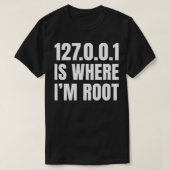 Technischer Support IT Computer Nerd Funny Root Li T-Shirt (Design vorne)