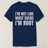 Technischer Support IT Computer Nerd Funny Root Li T-Shirt (Design vorne)