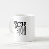 Technischer Support IT Typ Computersoftware-Entwic Kaffeetasse (Vorderseite Links)
