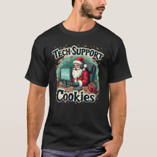 Technischer Support Löschen von Cookies Weihnachts T-Shirt