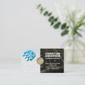 Technischer Support | Mikrochip | Call Center Visitenkarte (Stehend Vorderseite)