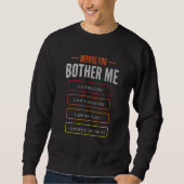 Technischer Support mit Nerd oder Geek und Code-Li Sweatshirt (Vorderseite)