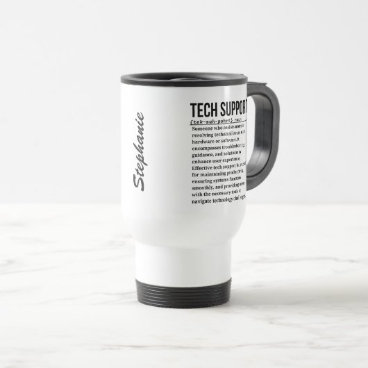 Technischer Support Reisebecher (VorderseiteRechts)
