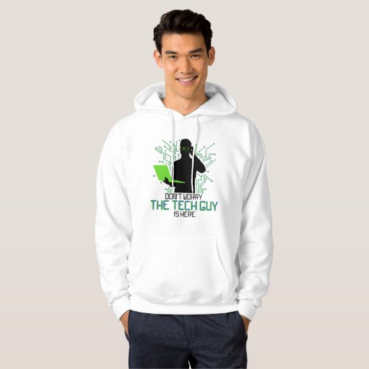 Technischer Support Sorgen Sie nicht den technisch Hoodie (Vorne ganz)