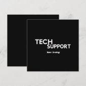 Technischer Support Spaß Funny Geeky Geschenke für Einladung (Vorne/Hinten)