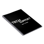 Technischer Support Spaß Funny Geeky Geschenke für Notizblock (Rechte Seite)
