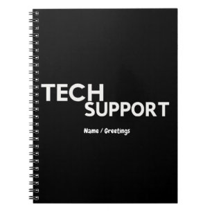 Technischer Support Spaß Funny Geeky Geschenke für Notizblock