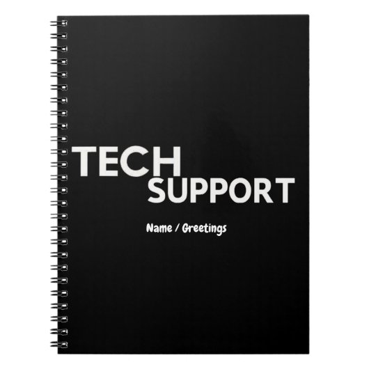 Technischer Support Spaß Funny Geeky Geschenke für Notizblock (Vorderseite)