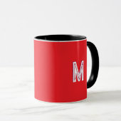 Technischer Support Superheld Lustiger Humor Monog Tasse (VorderseiteRechts)