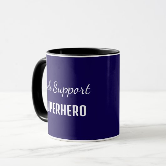 Technischer Support Superhero Computer Engineer Sp Tasse (Vorderseite Links)