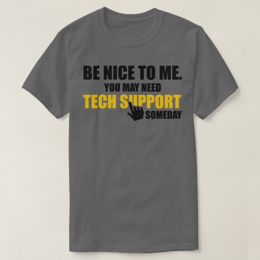 Technischer Support T-Shirt (Design vorne)
