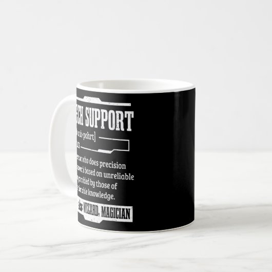 Technischer Support Technischer Support - Definiti Kaffeetasse (Vorderseite Links)