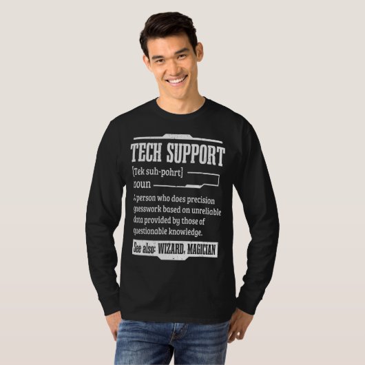 Technischer Support Technischer Support - Definiti T-Shirt (Vorne ganz)