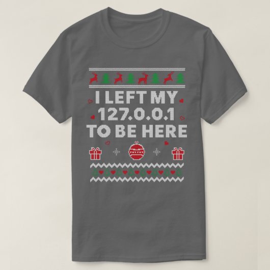 Technischer Support Uggge Weihnachten Funny SysAdm T-Shirt (Design vorne)