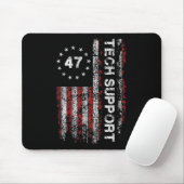 Technischer Support Us Flagge Weißen Haus Technisc Mousepad (Mit Mouse)
