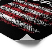 Technischer Support Us Flagge Weißen Haus Technisc Poster (Ecke)
