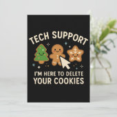 Technischer Support Weihnachten Cookies löschen Ni (Stehend Vorderseite)