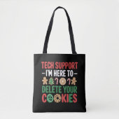 Technischer Support Weihnachtskekse Lustige Arbeit Tasche (Vorderseite)
