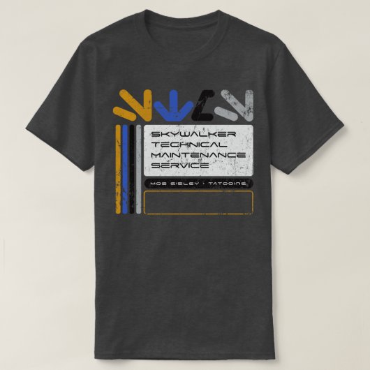 Technischer Wartungsdienst für Skywalker T-Shirt (Design vorne)