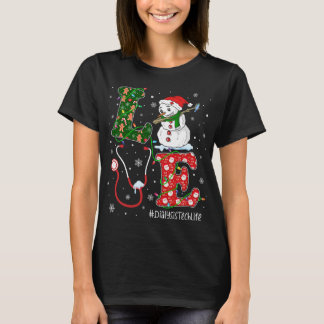 Technischer Weihnachtsmann-Liebe Dialyse T-Shirt