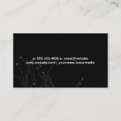 Technisches Farblogo | Visitenkarte für den Schalt (Rückseite)