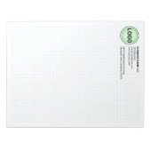 Technisches Grafikpad mit Firmenlogo Notizblock (Vorderseite)