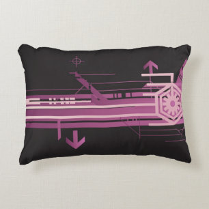 Technisches Halbtonmuster Dekokissen