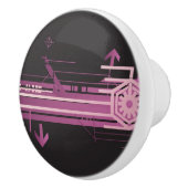 Technisches Halbtonmuster Keramikknauf (Rechts)