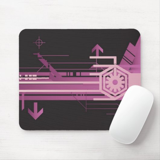 Technisches Halbtonmuster Mousepad (Mit Mouse)