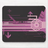 Technisches Halbtonmuster Mousepad (Vorne)
