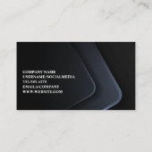 Technisches Logo | Berufliches Unternehmen Visitenkarte (Rückseite)