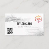 Technisches Logo für die Leiterkartenkomponente |  Visitenkarte (Vorderseite)