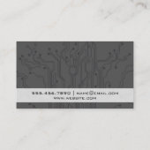 Technisches Logo | Hintergrund der Hauptplatine Visitenkarte (Rückseite)