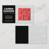 Technisches Logo | Moderne Programmierung Visitenkarte (Vorne/Hinten)